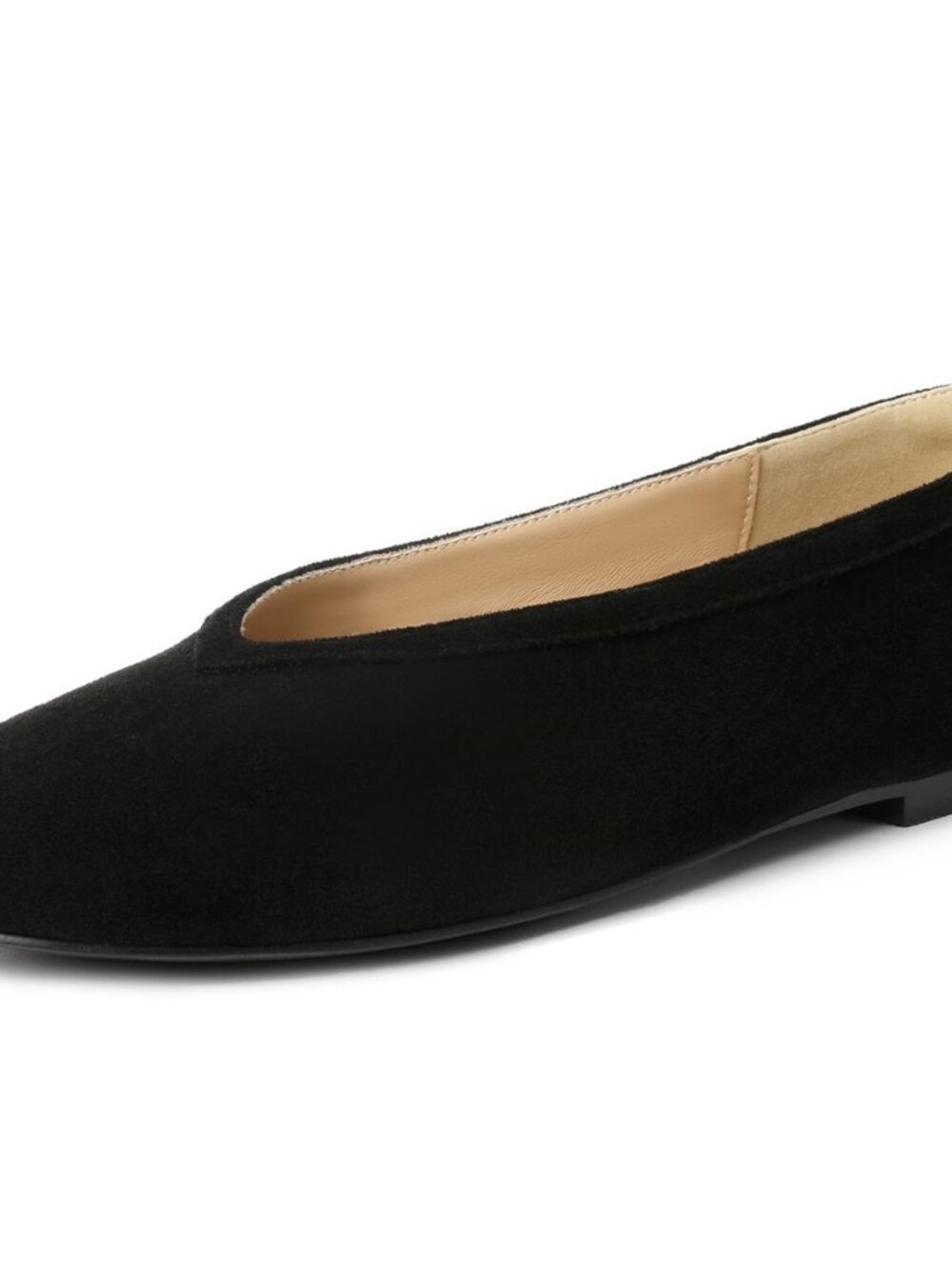 Ballet Flats for Women Suede Mary Janes Dress Shoes Comfortable Round Toe Flat
